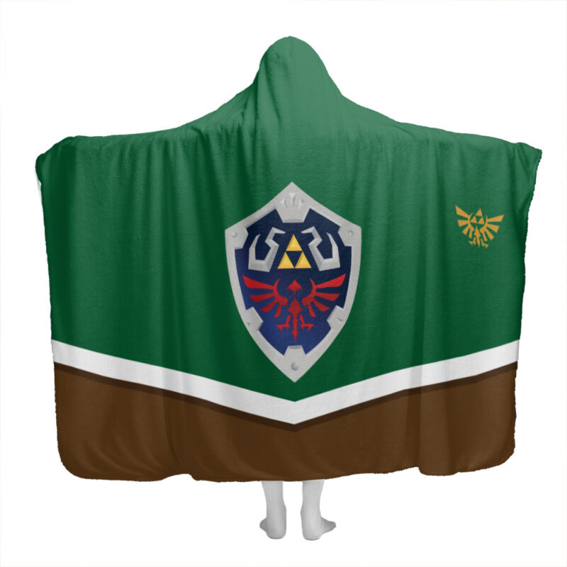 Link Legend Of Zelda Hooded Blanket