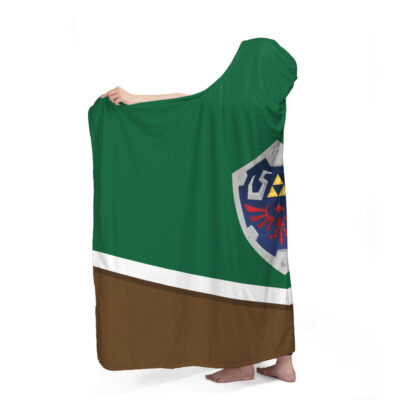 Link Legend Of Zelda Hooded Blanket