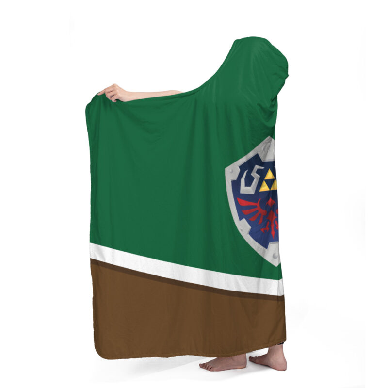 Link Legend Of Zelda Hooded Blanket