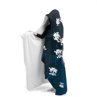 Luffy Gear 5 Pattern One Piece Hooded Blanket