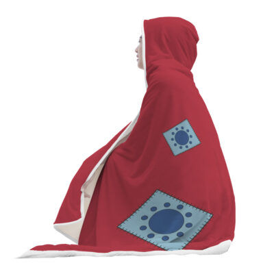 Luffy Wano Pattern One Piece Hooded Blanket