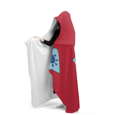 Luffy Wano Pattern One Piece Hooded Blanket