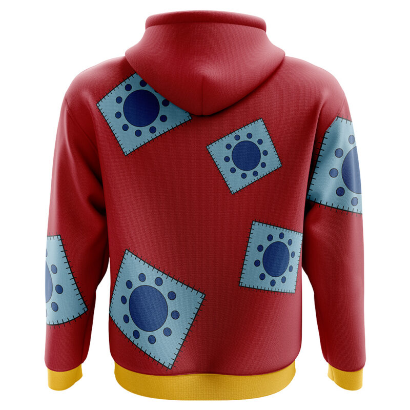 Luffy Wano Pattern One Piece Hoodie - Image 2