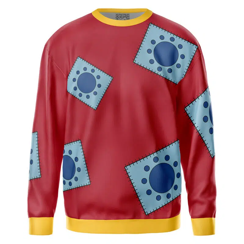 Luffy Wano Pattern One Piece Sweatshirt