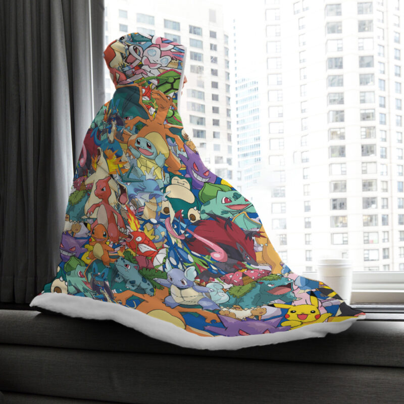Magical Creatures Pokemon Hooded Blanket