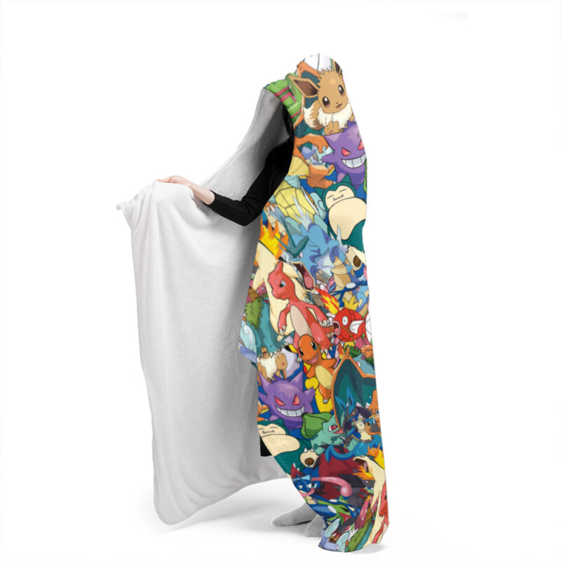 Magical Creatures Pokemon Hooded Blanket