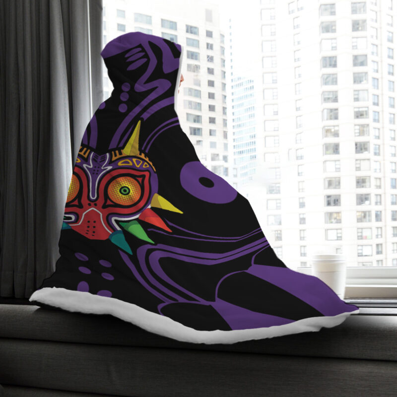 Majora's Mask Legend Of Zelda Hooded Blanket
