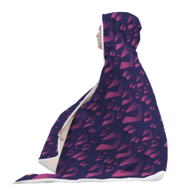 Menacing Aura Jojo's Bizzare Adventure Hooded Blanket
