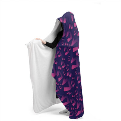 Menacing Aura Jojo's Bizzare Adventure Hooded Blanket