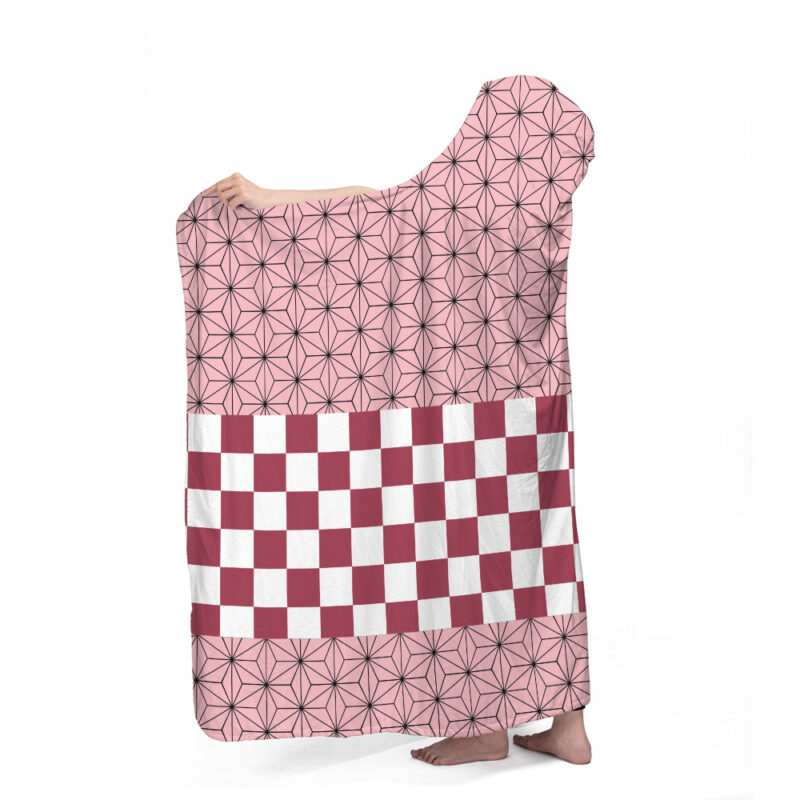 Nezuko Kamado Demon Slayer Hooded Blanket