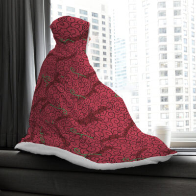 Ope Ope No Mi One Piece Hooded Blanket