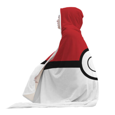 Pokeball Pokemon Hooded Blanket