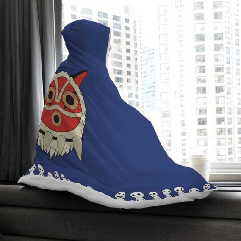 Princess Mononoke Studio Ghibli Hooded Blanket