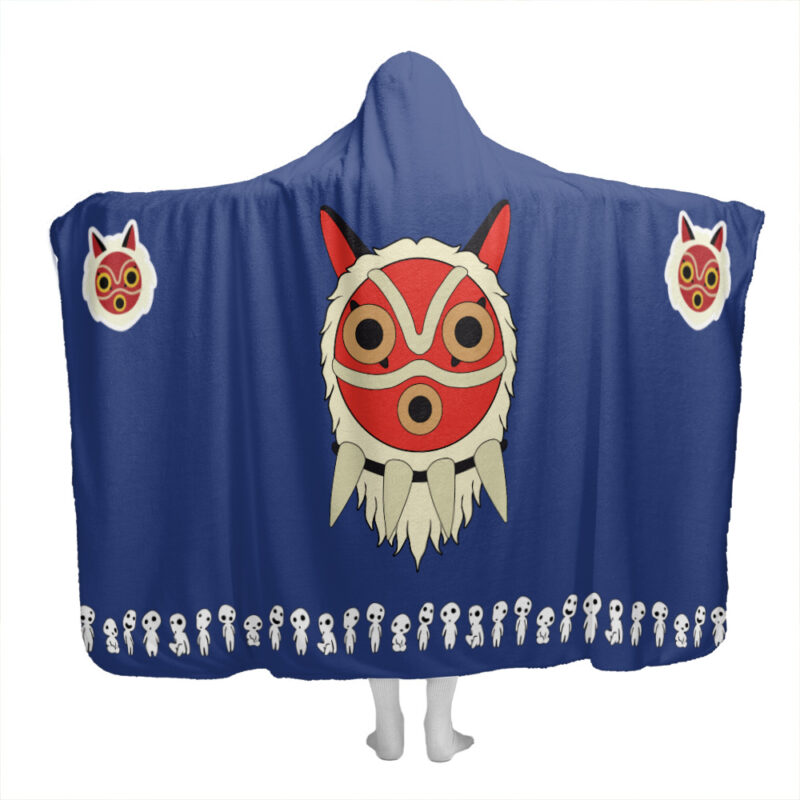 Princess Mononoke Studio Ghibli Hooded Blanket
