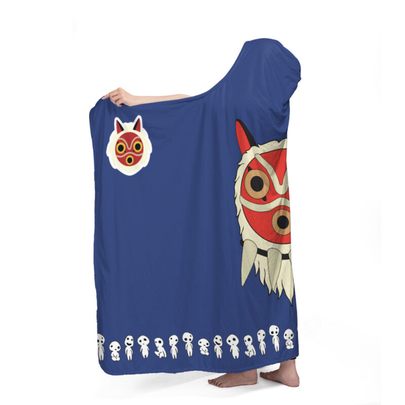 Princess Mononoke Studio Ghibli Hooded Blanket