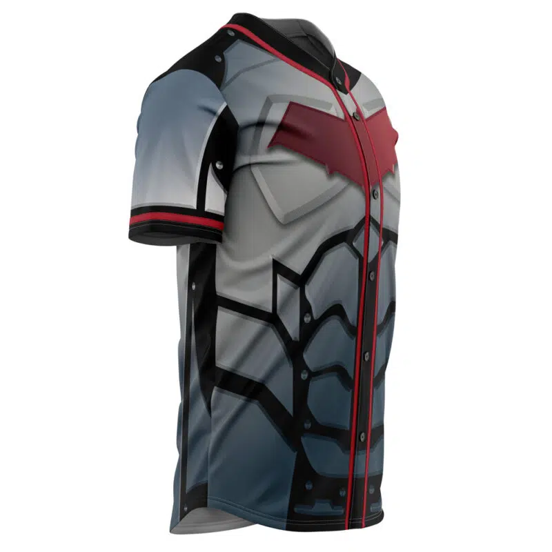 Red Hood Cosplay DC Comics Baseball Jersey - Image 2