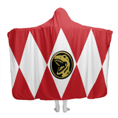 Red Ranger Mighty Morphine Power Rangers Hooded Blanket