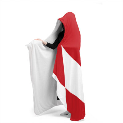 Red Ranger Mighty Morphine Power Rangers Hooded Blanket