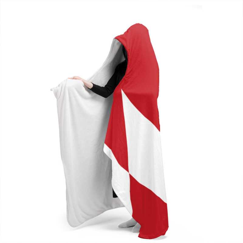 Red Ranger Mighty Morphine Power Rangers Hooded Blanket