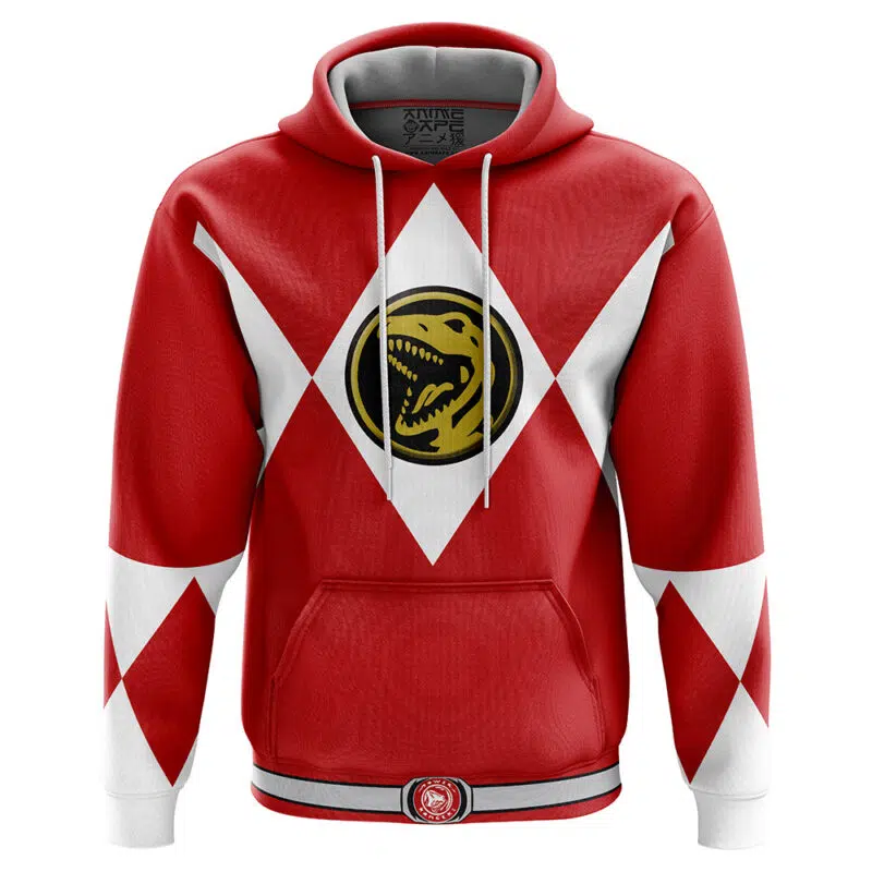 Red Ranger Mighty Morphin Power Rangers Hoodie