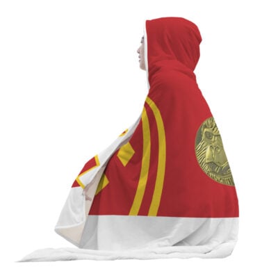 Red Ranger Ninjetti Power Rangers Hooded Blanket
