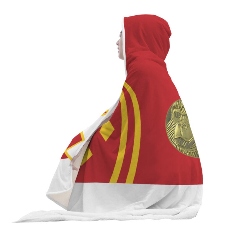Red Ranger Ninjetti Power Rangers Hooded Blanket