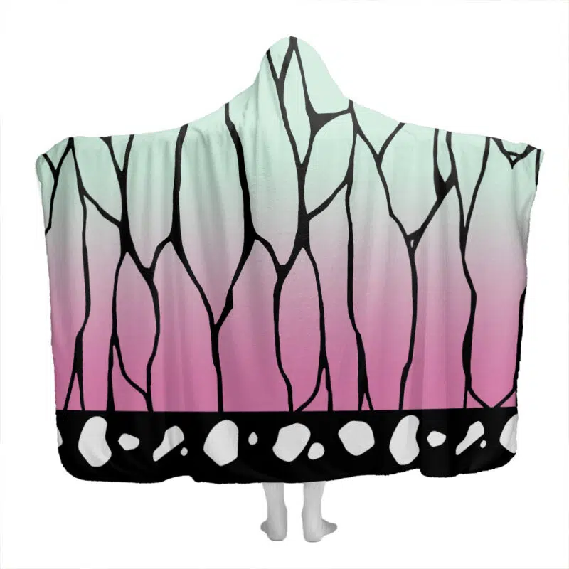 Shinobu Kocho Insect Hashira Demon Slayer Hooded Blanket