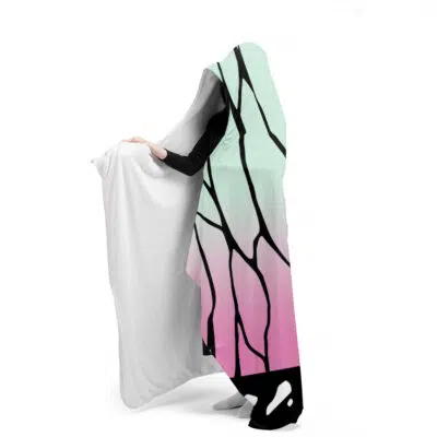 Shinobu Kocho Insect Hashira Demon Slayer Hooded Blanket
