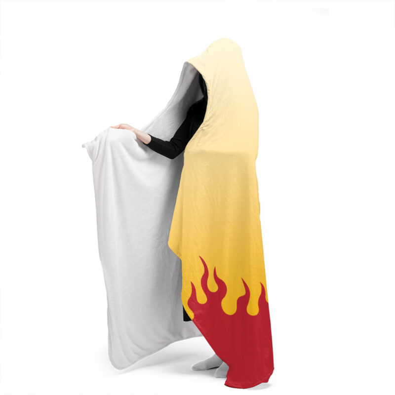 Kyojuro Rengoku Demon Slayer Hooded Blanket