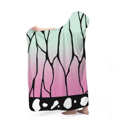Shinobu Kocho Insect Hashira Demon Slayer Hooded Blanket