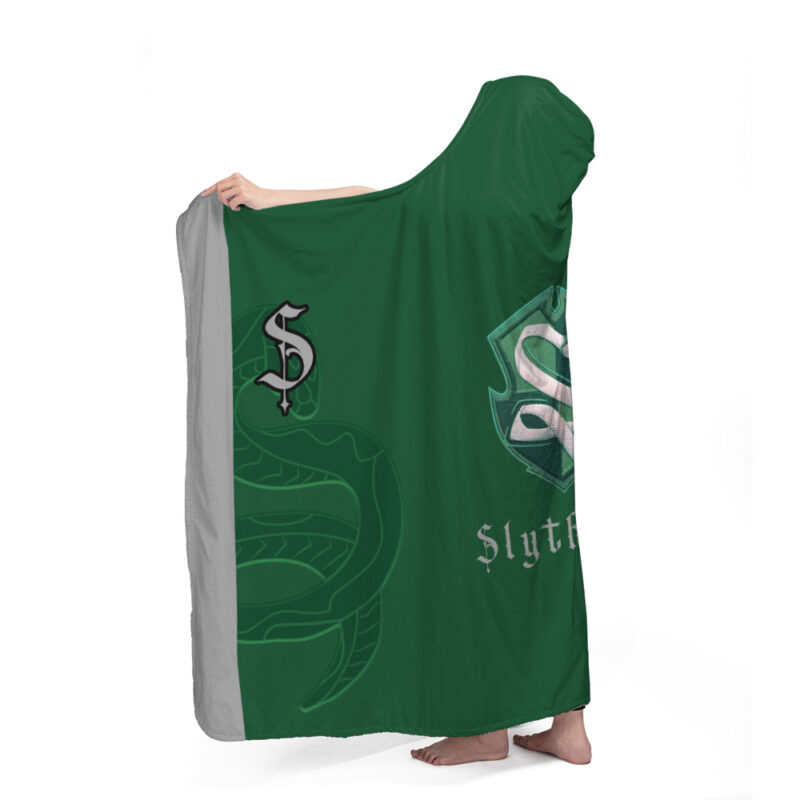 Slytherin Harry Potter Hooded Blanket