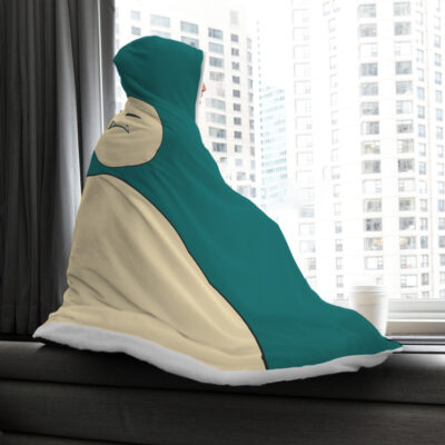 Snorlax Pokemon Hooded Blanket