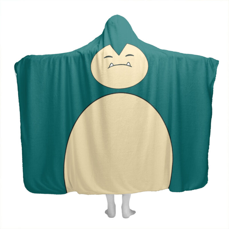 Snorlax Pokemon Hooded Blanket