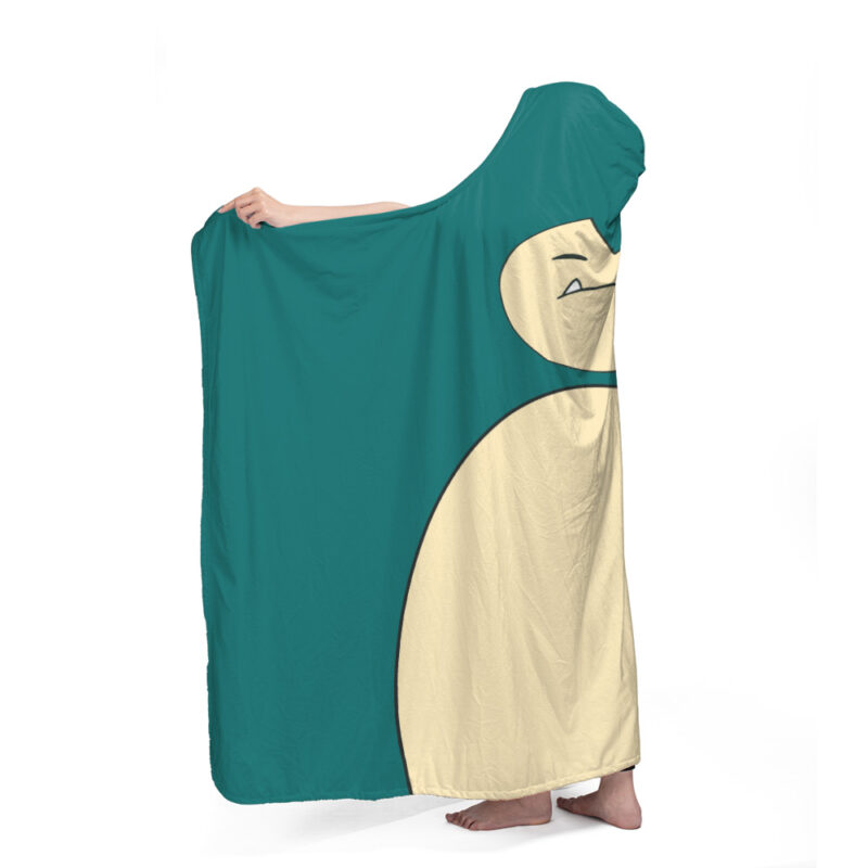 Snorlax Pokemon Hooded Blanket