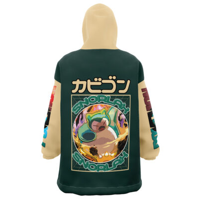 Snorlax Pokemon Snug Oversized Blanket Hoodie