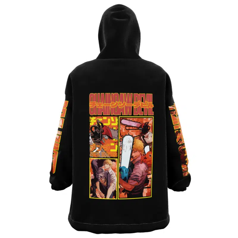 Denji Chainsaw Man Snug Oversized Blanket Hoodie