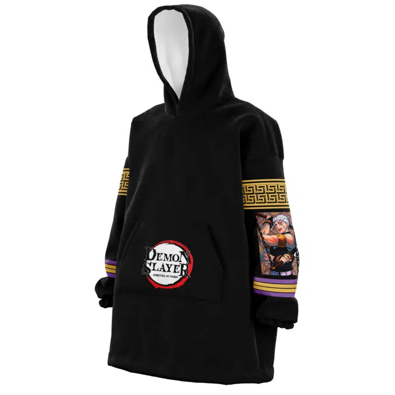 Uzui Tengen Demon Slayer Snug Oversized Blanket Hoodie - Image 2