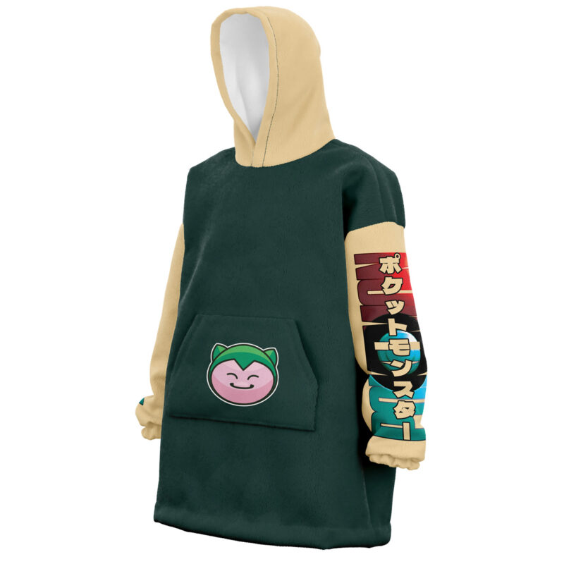 Snorlax Pokemon Snug Oversized Blanket Hoodie - Image 2