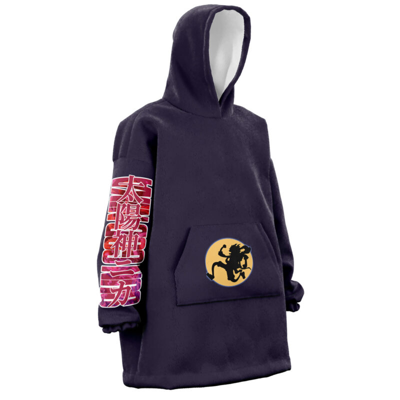 Gear 5th Luffy v2 One Piece Snug Oversized Blanket Hoodie - Image 3