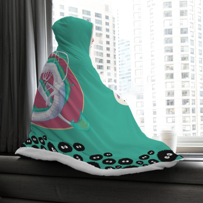Spirited Away Studio Ghibli Hooded Blanket