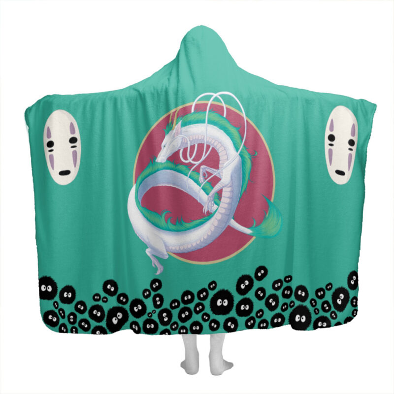 Spirited Away Studio Ghibli Hooded Blanket