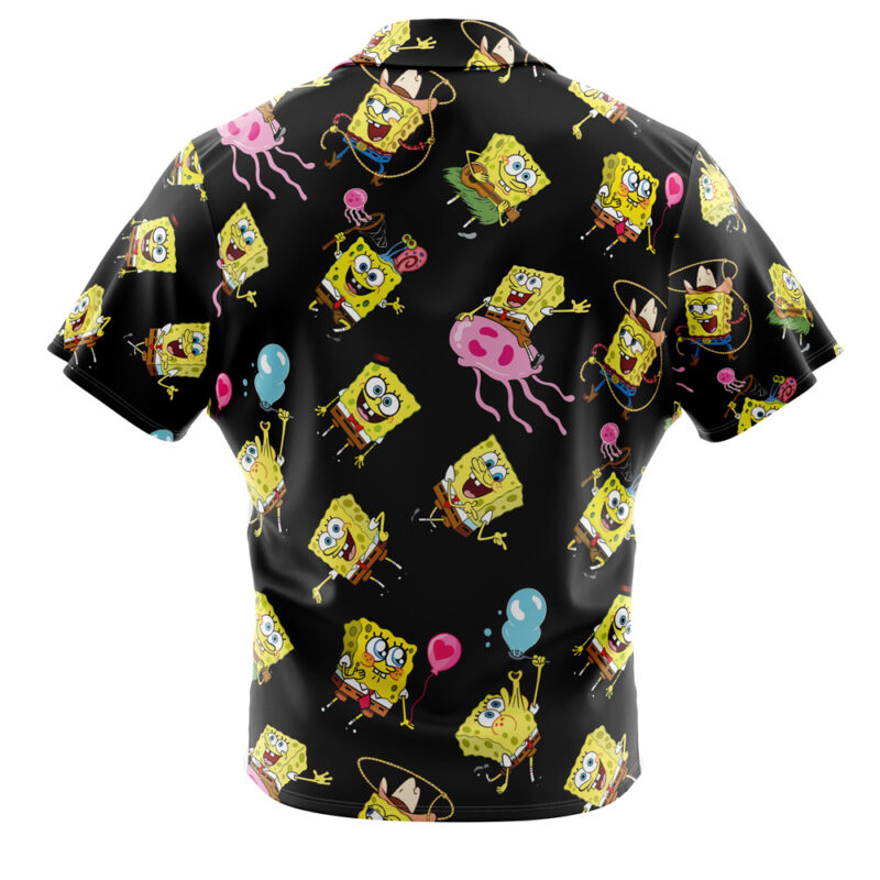 Spongebob Mood Spongebob Squarepants Button Up Hawaiian Shirt - Image 2