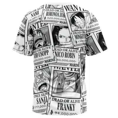 Straw Hat Wanted One Piece T-Shirt