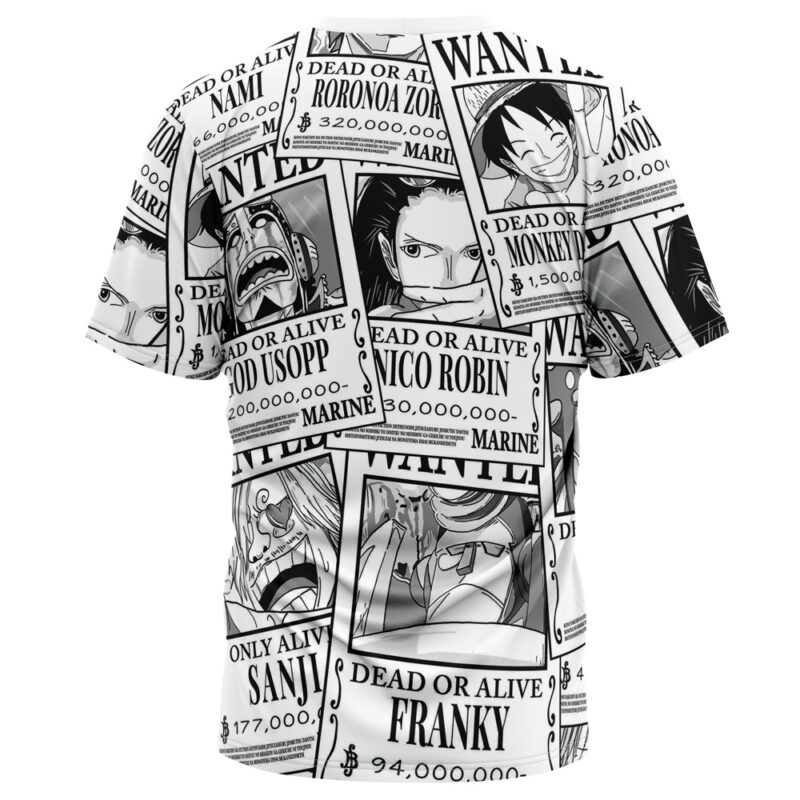 Straw Hat Wanted One Piece T-Shirt