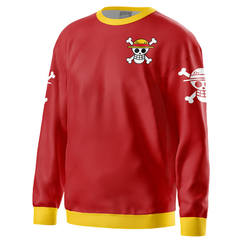 Straw Hats Luffy One Piece Sweatshirt - Image 2