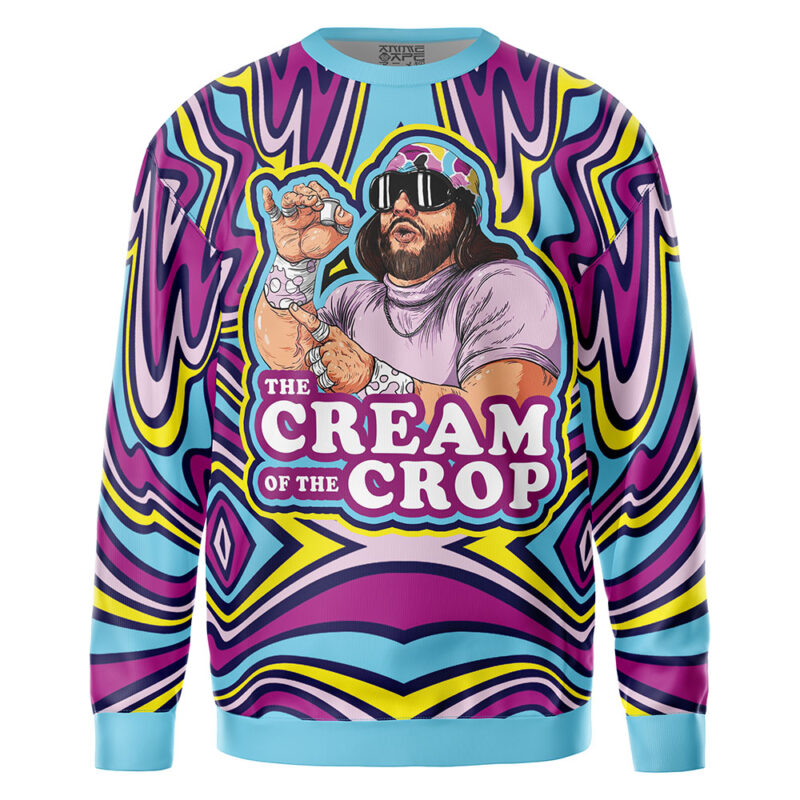 The Cream of the Crop Trippy Randy Savage Pop Culture Sweatshirt