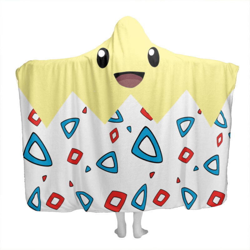 Togepi Pokemon Hooded Blanket