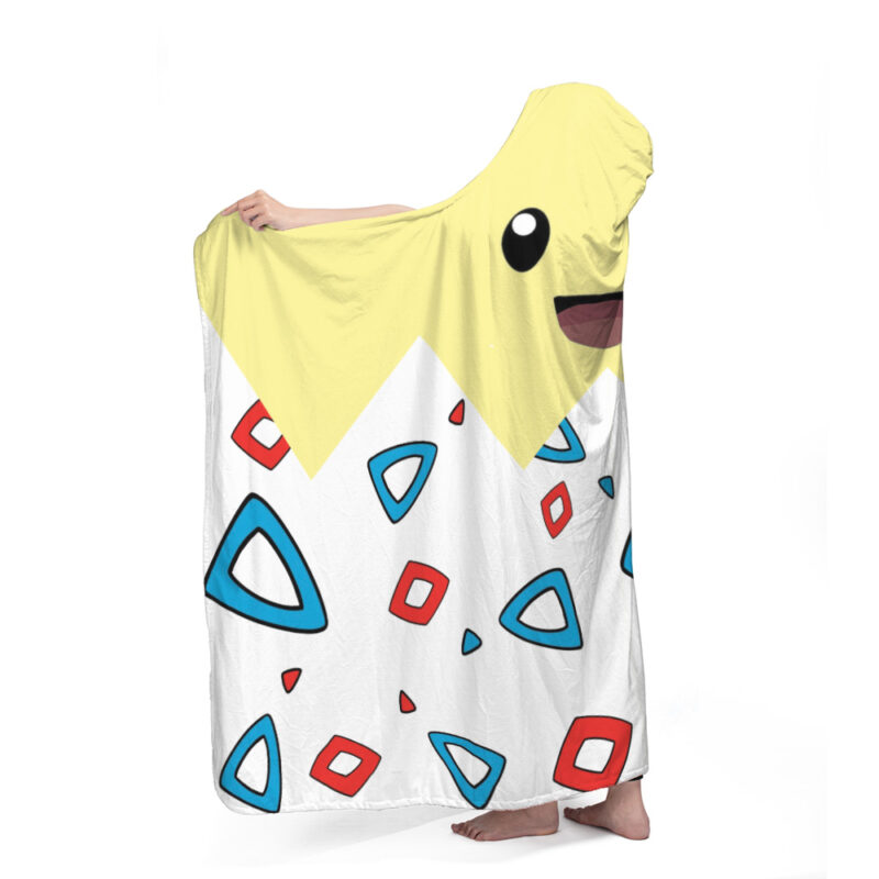 Togepi Pokemon Hooded Blanket