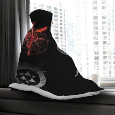 Transmutation Cycle Fullmetal Alchemist Hooded Blanket