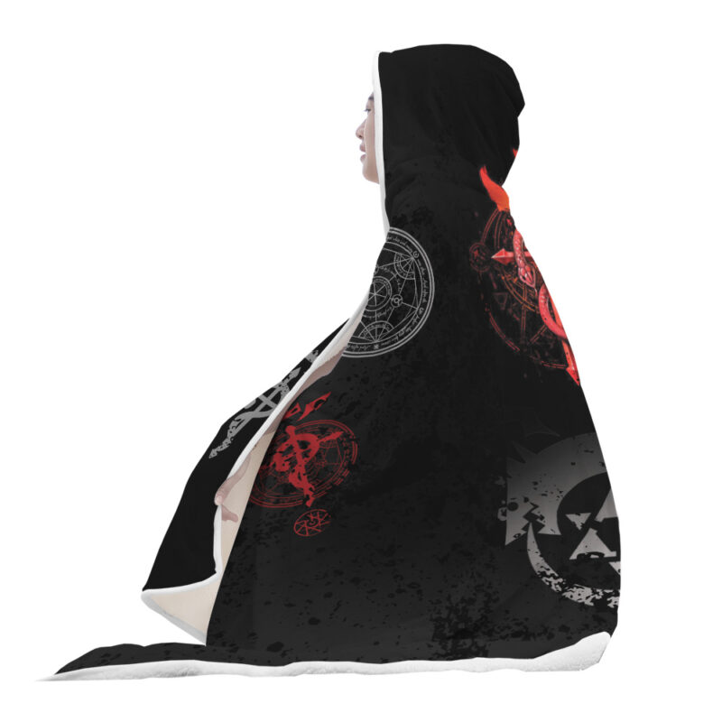Transmutation Cycle Fullmetal Alchemist Hooded Blanket